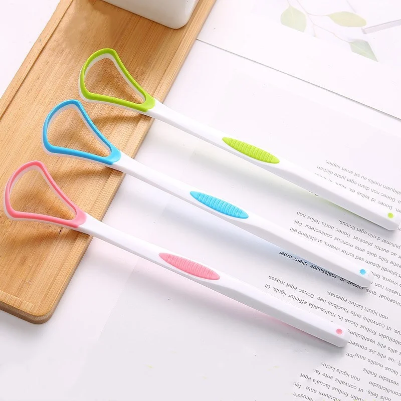 

1Pc Tongue Scraper Brush Cleaner Oral Cleaning Toothbrush Brush Tongue Cleaner Plastic Scraper Tounge Oral Mouth Hygiene Care