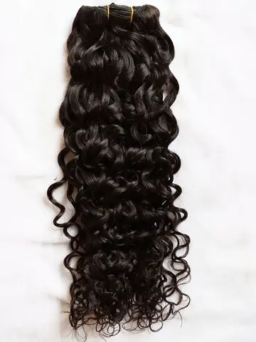 Накладные человеческие волосы с зажимом, волнистые, волнистые, на всю голову, девственные бразильские, зеленые человеческие волосы для чернокожих женщин