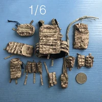 scale 16 minitimes m012 war battle full set hang chest vest bags model for special seal force doll collectable