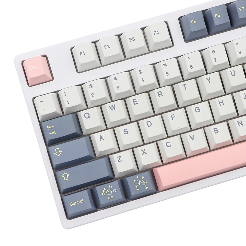 Фото 135 клавиш GMK Momo Yume, набор колпачков для клавиш Cherry Profile PBT, сублимационная краска для Cherry MX Switch, механическая клавиатура №2