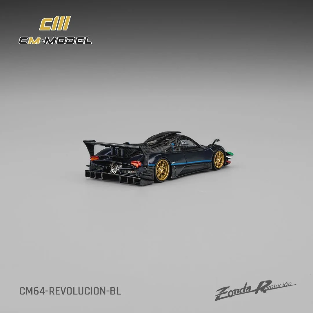 Фото Металлическая модель автомобиля CM 1:64 Zonda Revlucion-BL, синий сплав №3
