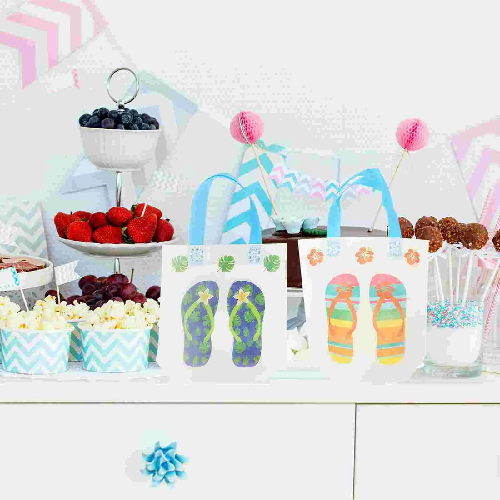

Bags Bag Party Gift Non Woven Hawaiian Favor Aloha Summer Beach Gifts Tote Pool Favors Birthday Wedding Present Candy Goodie