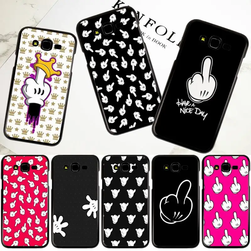 

Cute Middle Finger Phone Case For Samsung Galaxy A51 A50 A71 A21s A31 A41 A10 A20 A70 A30 A22 A02s A13 A53 5G Cover Coque