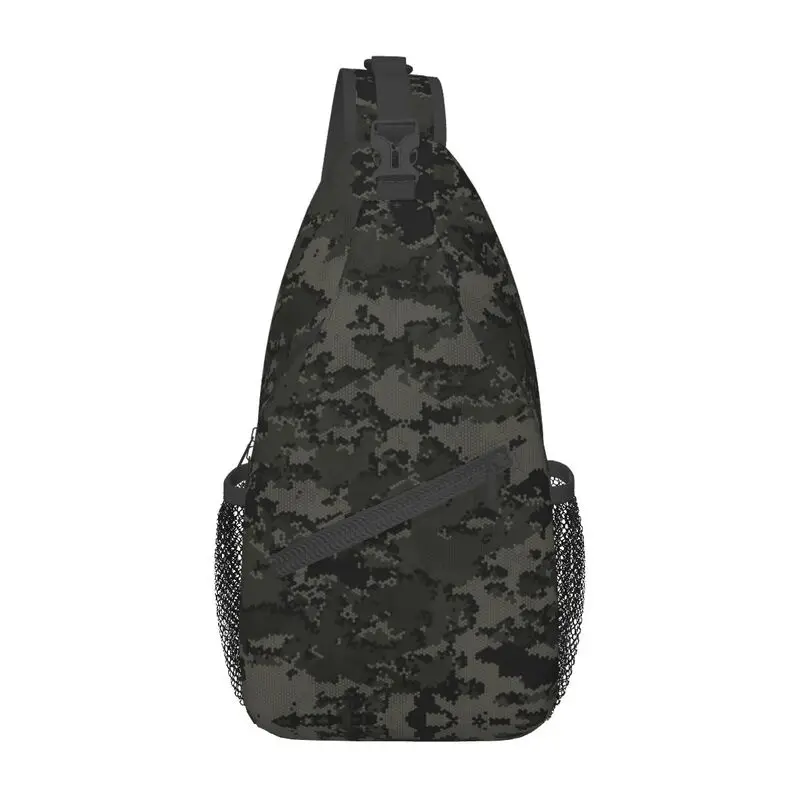 Blackout Alpha Zulu Camouflage Sling Chest Crossbody Bag Men Fashion Army Military Camo Shoulder Backpack for Hiking