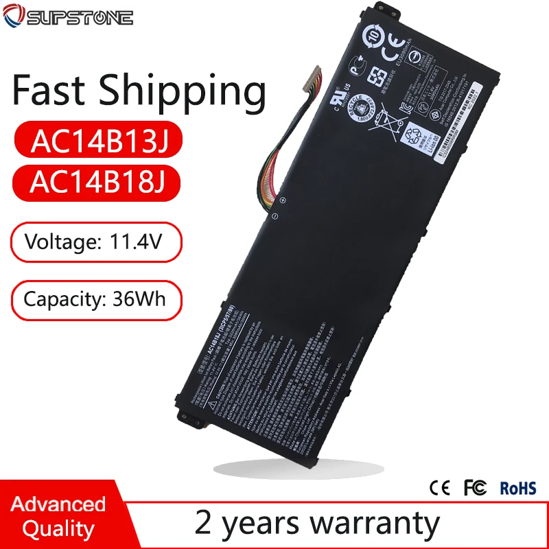 Аккумулятор AC14B18J AC14B13J для Acer Aspire ES1-732,532G, 311512523524531533571, ES1-331, 520731G,CB3-111,V3-111, NE512