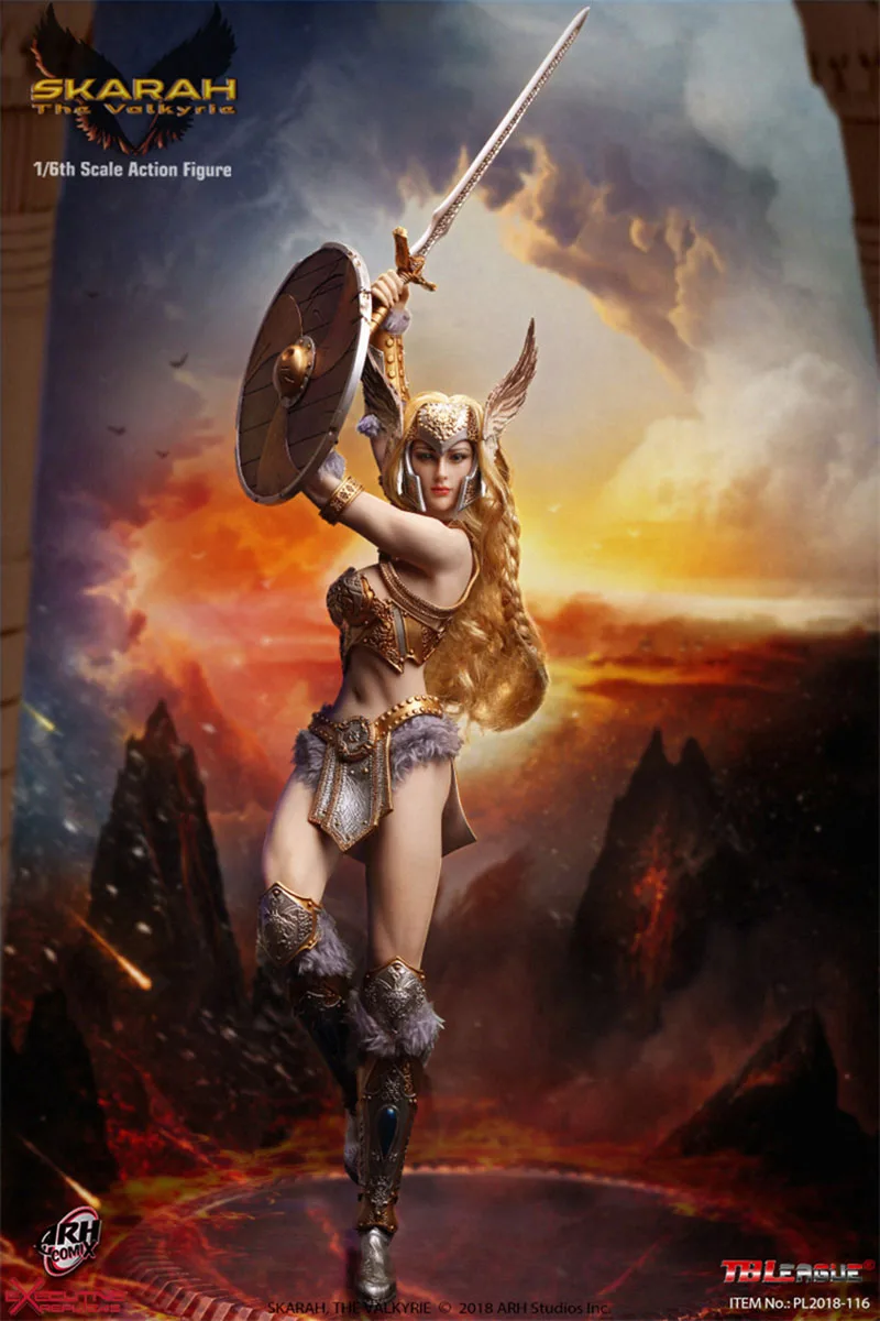 Model 12'' Female Skarah Action Figure Dolls Full Set Toys Collection