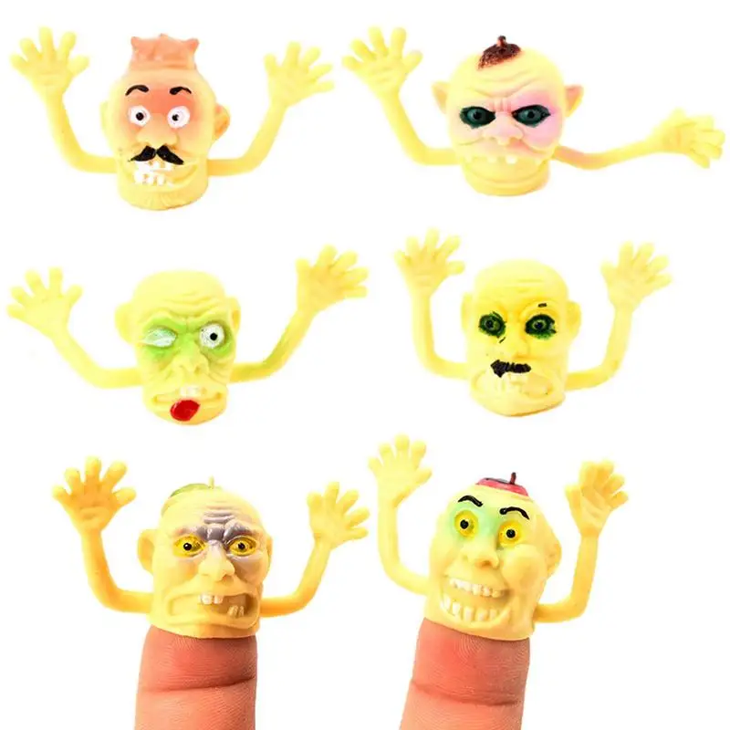 

6 шт., детские игрушки-куклы на палец