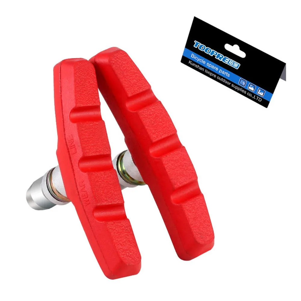 

1pair Mountain Bicycle V Brake Pads MTB Road Bike Bike Replacement Break Block High Quality Cycling Parts Bicycle Accessories