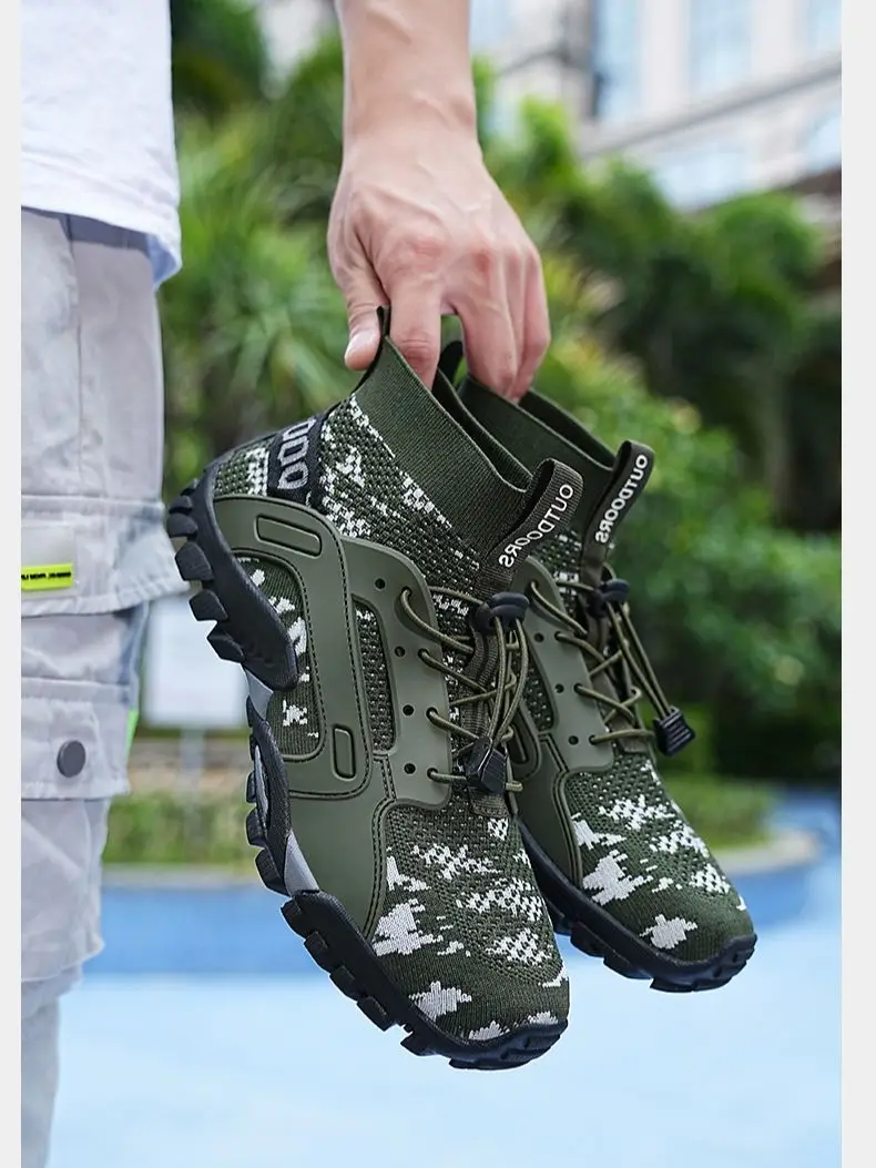 

Мужские кроссовки для бега на открытом воздухе, для альпинизма и внедорожников, модные повседневные спортивные кроссовки большого размера ...