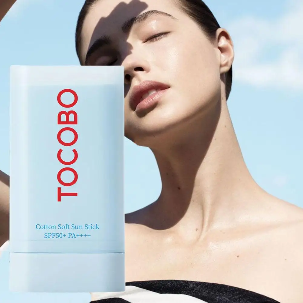 Хлопковая мягкая Солнцезащитная палочка SPF50 + PA ++ легкая для лица увлажняющая