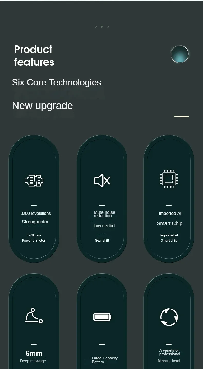 HB-006 мин. iProfessional Электрический вибрационный массажный пистолет для расслабления