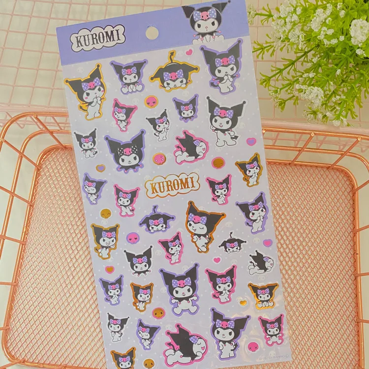 Sanrio стикеры с рисунком Hello Kitty Мелоди корицы Kuromi бумажником подарок для девушки