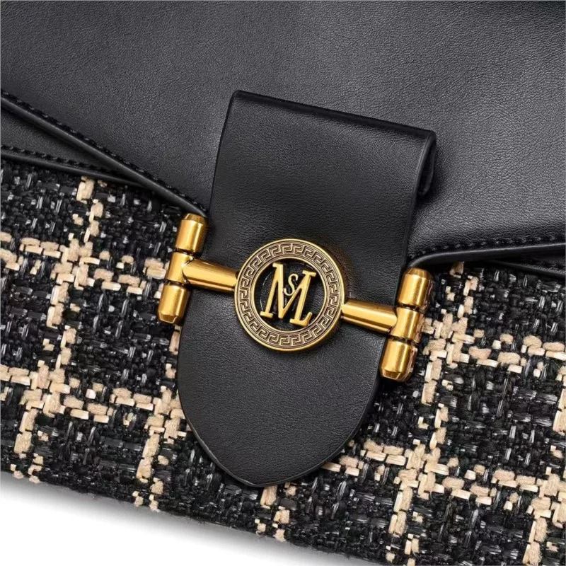 Брендовая женская сумка 2025 года новинка осени и зимы легкая роскошная клетчатая