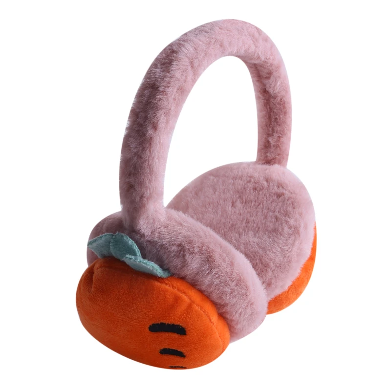 

Ear Muffs Adjustable Kid Fruit Shape Women Warm Soft Fluffy Cute Earmuffs Winter Warm Outdoor Winter Earmuff Ear Muffs For Girl