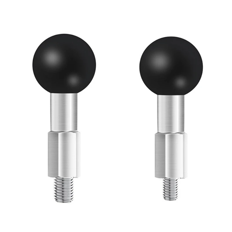 

1 дюймовый шаровой адаптер, резиновое шаровое Крепление для экшн-камеры телефона M8x1.25 /M10x1.25, резьбовой нескользящий шаровой адаптер