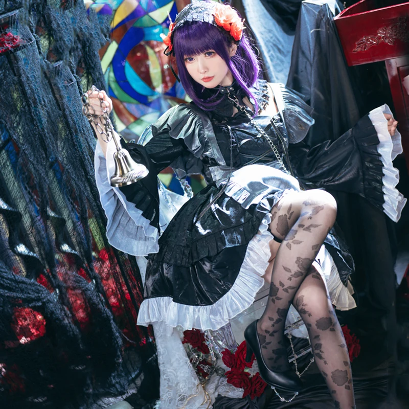 

My Dress Up Darling Marin Kitagawa Cosplay Costume Anime Lolita Dress Black Maid Outfits Kitagawa Marin Kuroe Shizuku Halloween