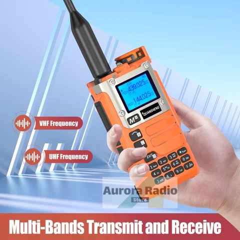 Quansheng UV-K5(8) оранжевая портативная рация 50-600 МГц