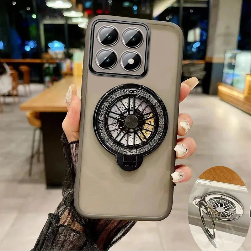 Роскошный противоударный чехол для телефона с магнитной подставкой Xiaomi 14T 12 13t 14