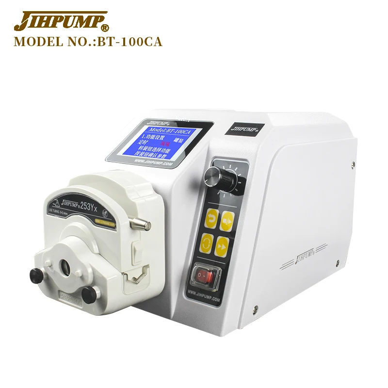 

JIHPUMP 100 110v 220v Small Dual Dispensing Peristaltic Pump for Filling Machine Water Liquid Dosing Hose Pumps Market Price