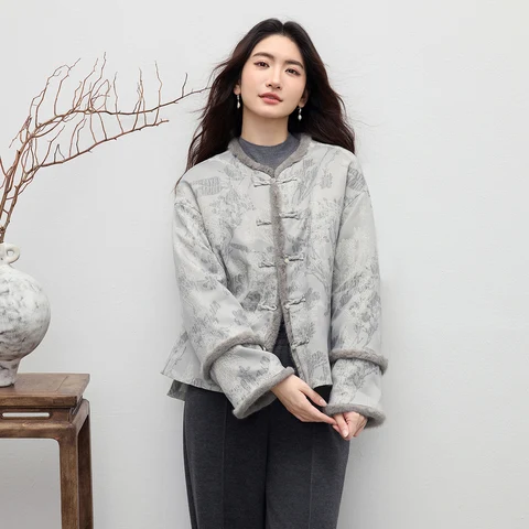 SENTUBILA Женские парки короткие серые