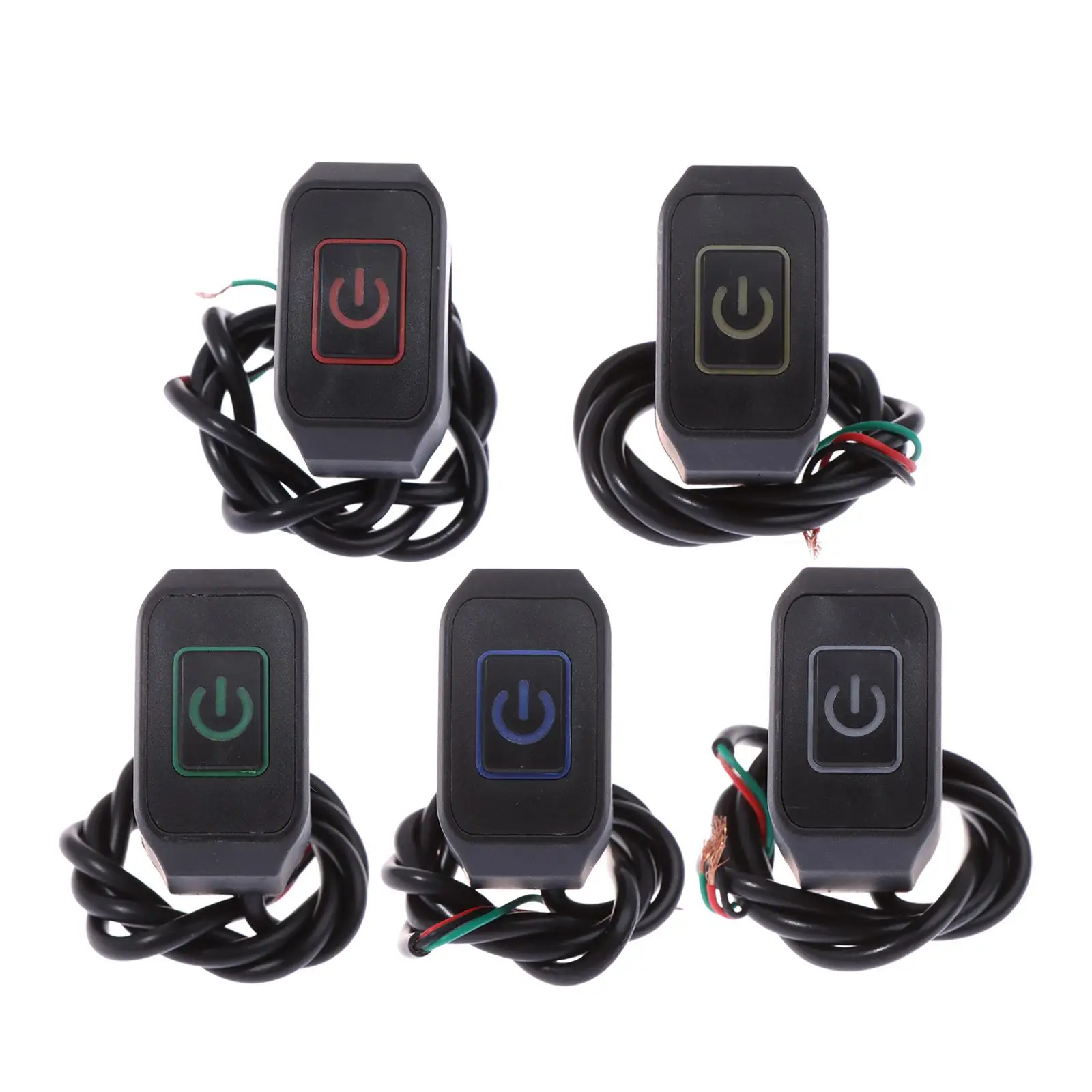 

Motorcycle Switch Handlebar Horn Headlight Control Modified, Multiple Protection 22mm Waterproof Professional Accessory Sturdy