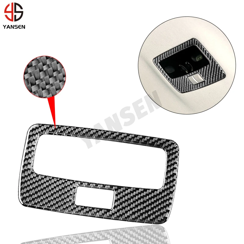 

For Lexus GS 2006-2011 Real Carbon Fiber Car Rear Reading Lamp Panel Decoration Interior Stickers Auto Modification Accessories