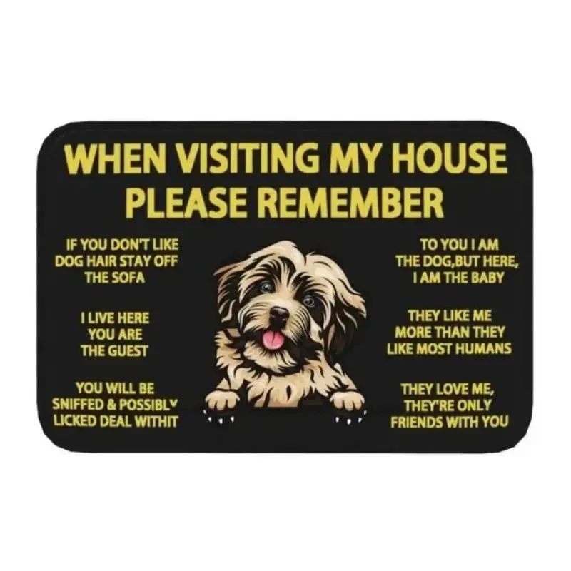 Милый коврик с принтом собаки забавные дверные коврики надписью домашние