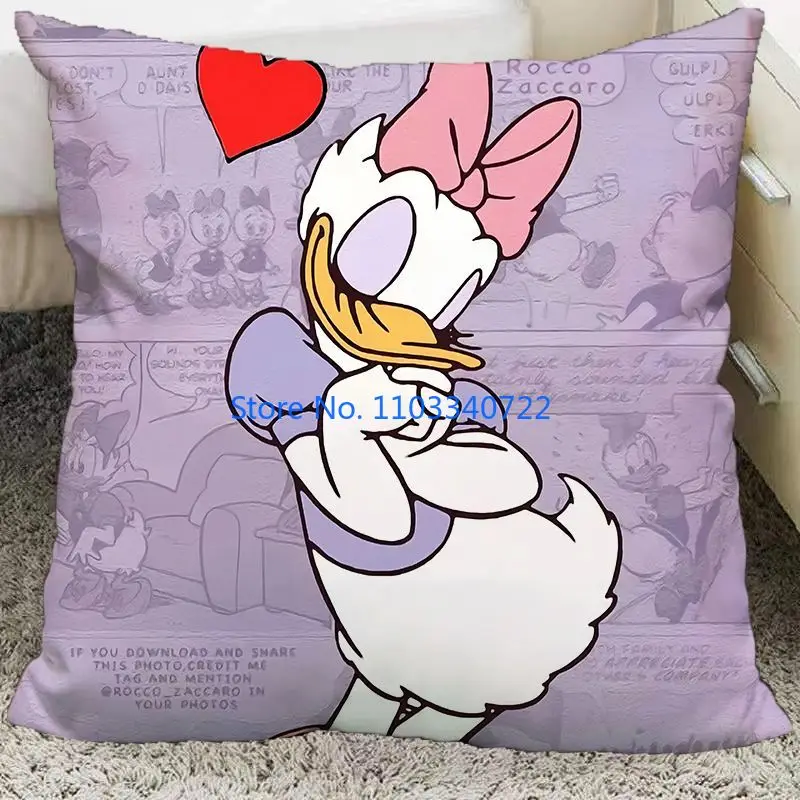 Периферийный пользовательский Дональд Дак мультфильм чехол для подушки