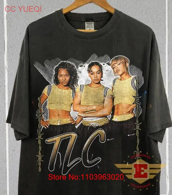 Рубашка Tlc унисекс винтажная рубашка подарок для фанатов