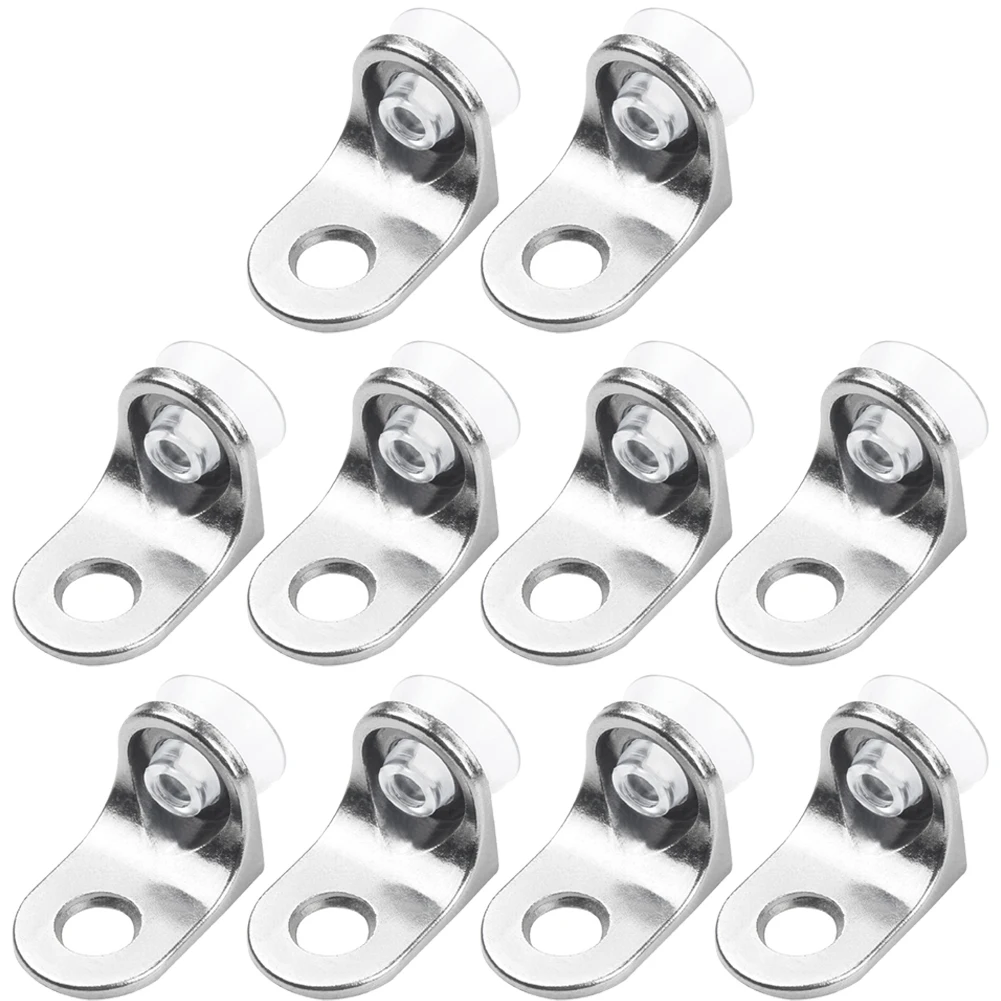 

10pcs Shelf Bracket Steel Studs Peg Wardrobes Closet Partition Support Holder Cabinet Cupboard Furniture Shelf Bracket Holder