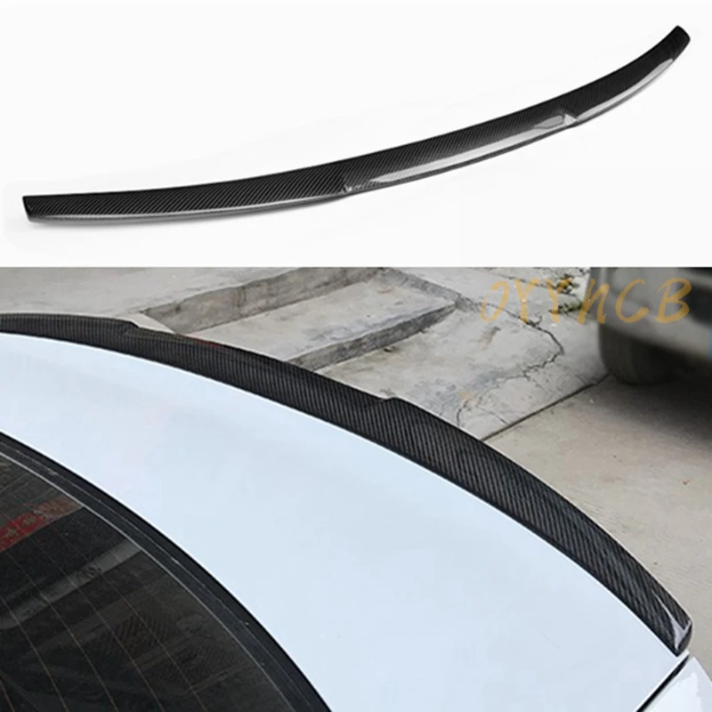 

Задний спойлер из углеродного волокна для AUDI A6 C7 Sedan S Style, крыло багажника 2012-2016 FRP глянцевый черный кованый УГЛЕРОДНЫЙ
