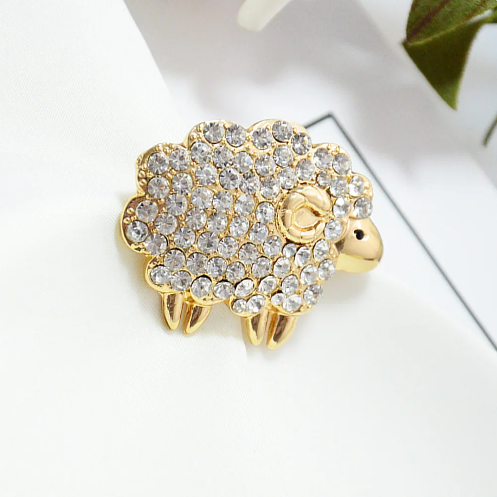 

Animal Brooch Pin Rhinestone Brooch Dazzling Reflective Shiny Brooch for