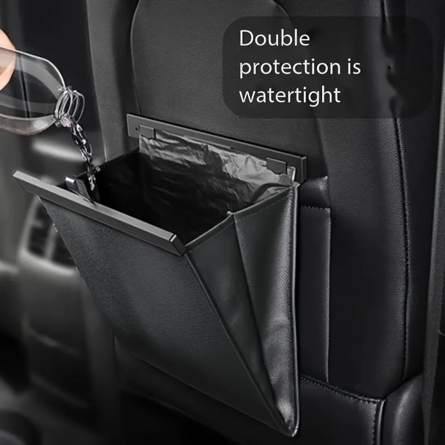 Многофункциональная портативная Автомобильная корзина мусорная с большим