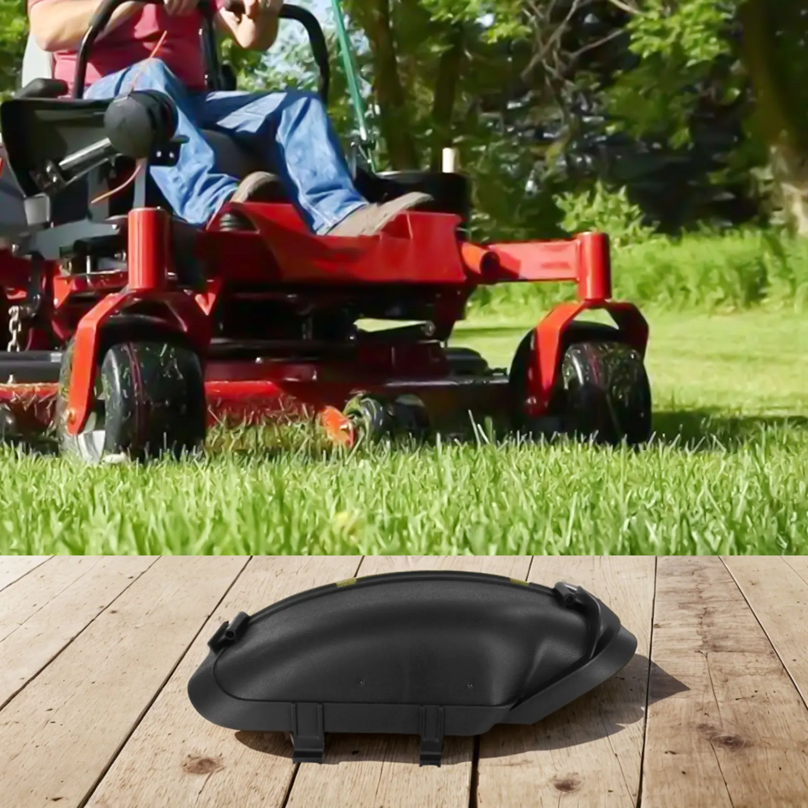 110-6682 Черная резиновая крышка разряда для Toro TimeCutter 74380 74386 сливная газонокосилки