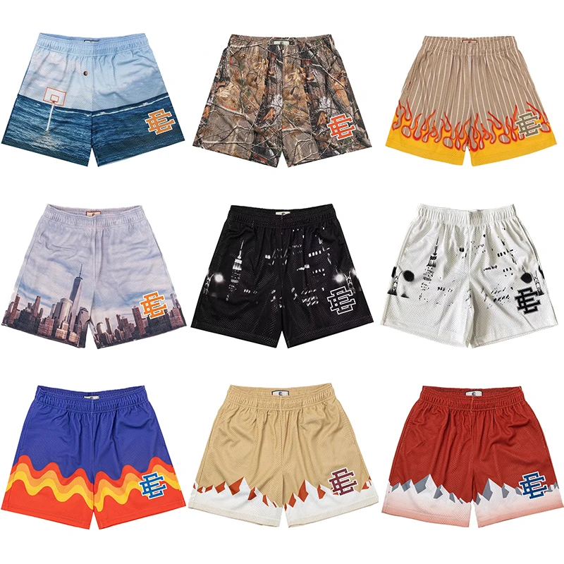 

Eric Emanuel EE Men Women Printed Shorts fitness Sport Pants Summer Jogging Gym Training Workout Mesh Beach Board Shorts