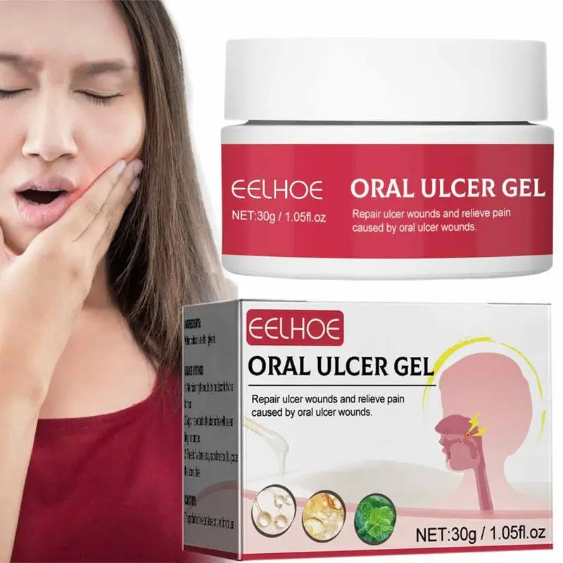 

Mouth Ulcer Gel Relief Mouth Relief Gel Natural Herbal Oral Hygiene Cream Chitosan Menthol Oral Soothing Gel Oral Care 30g
