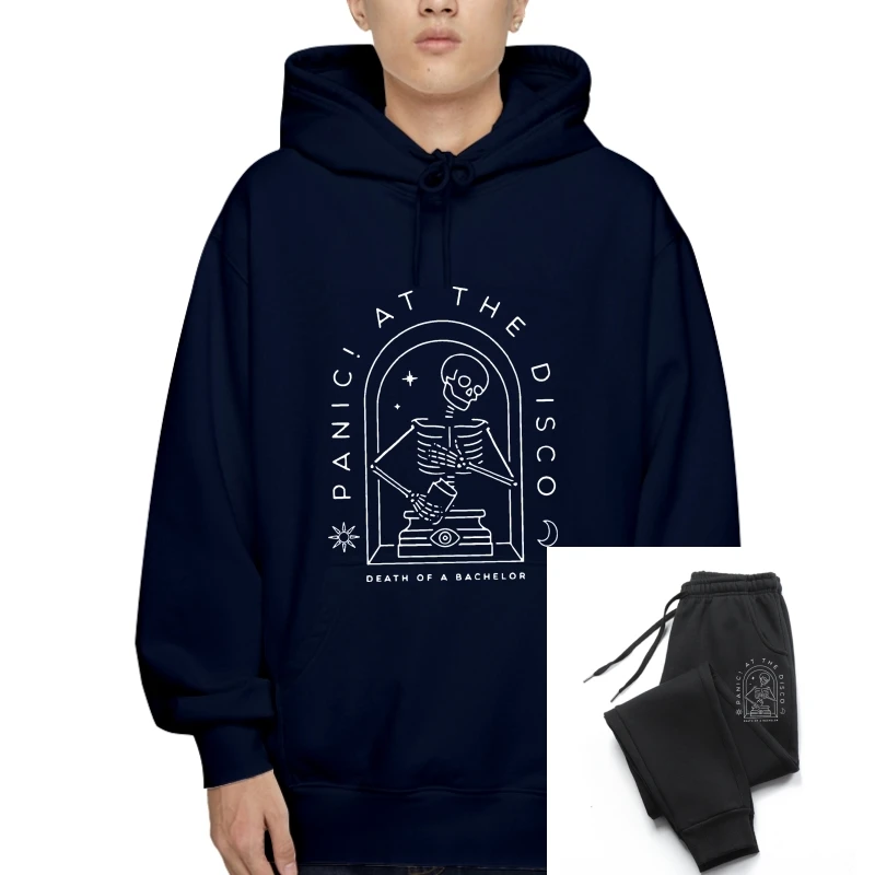 

Panic At The Disco Death Of A Bachelor Logo Men Pullover Winter S 2Xl Cool Casual Pride Pullover Men Unisex Fashion Pullover Fre