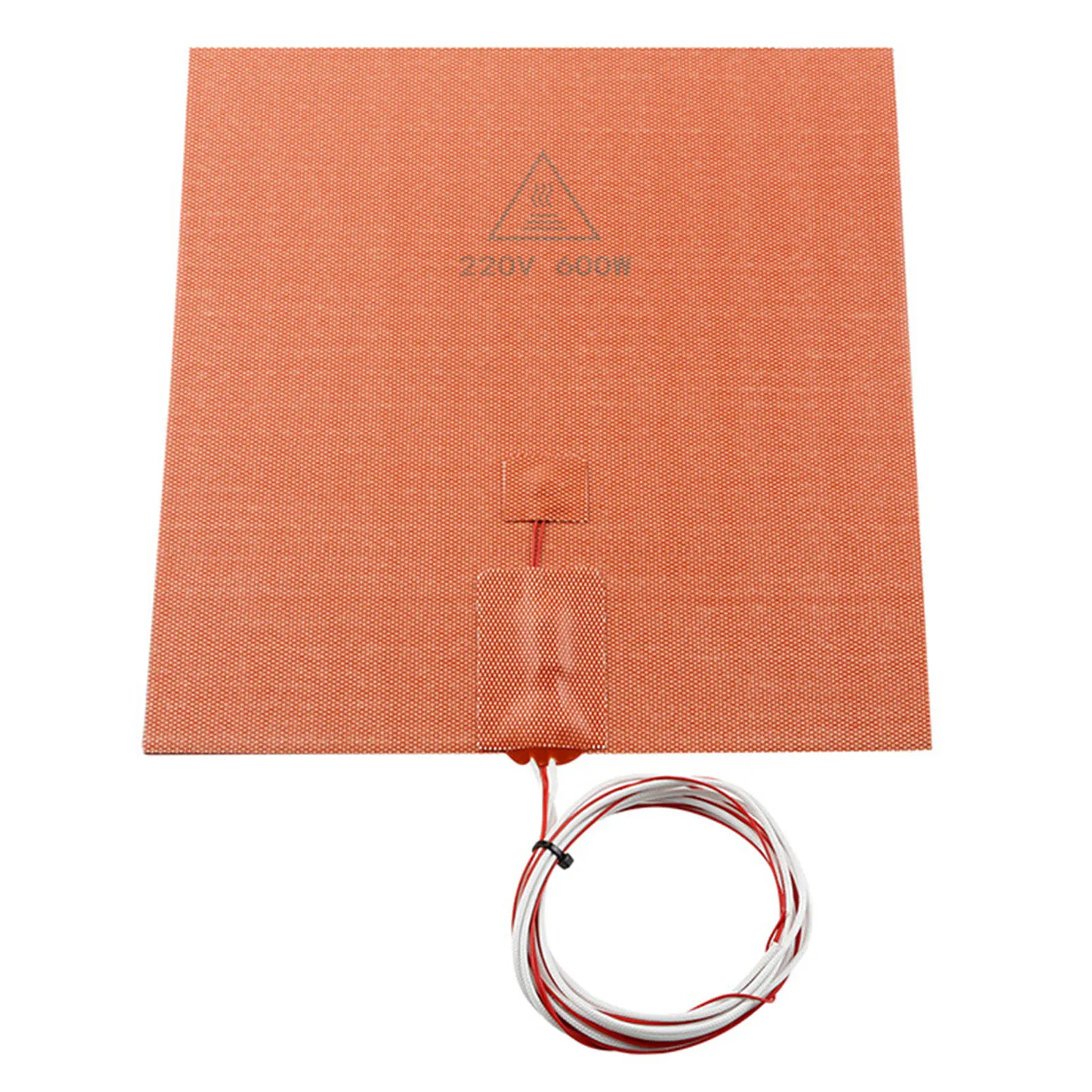 

3D Printer Silicone Rubber Heated Pad High Temperature Heating Plate 3D Printers Heater Bed with 3M Adhesive Rapid Heating