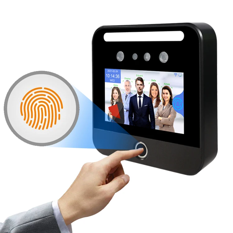 

WiFi Biometric Fingerprint Time Attendance Device Employee Face Recognition Time Clock Free SDK