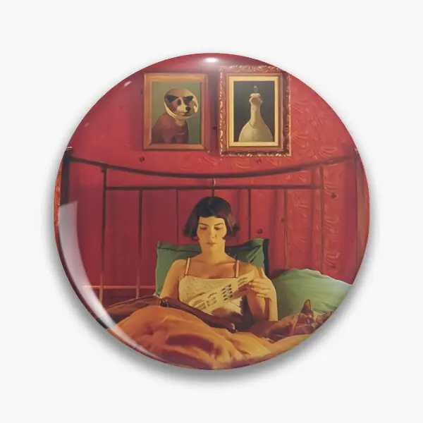 

Постер Фильма Amelie, мягкая кнопка, булавка, шляпа, мультяшный Декор одежды, милый любимый модный Забавный булавка на лацкан, подарок, воротник, ювелирное изделие, креативный