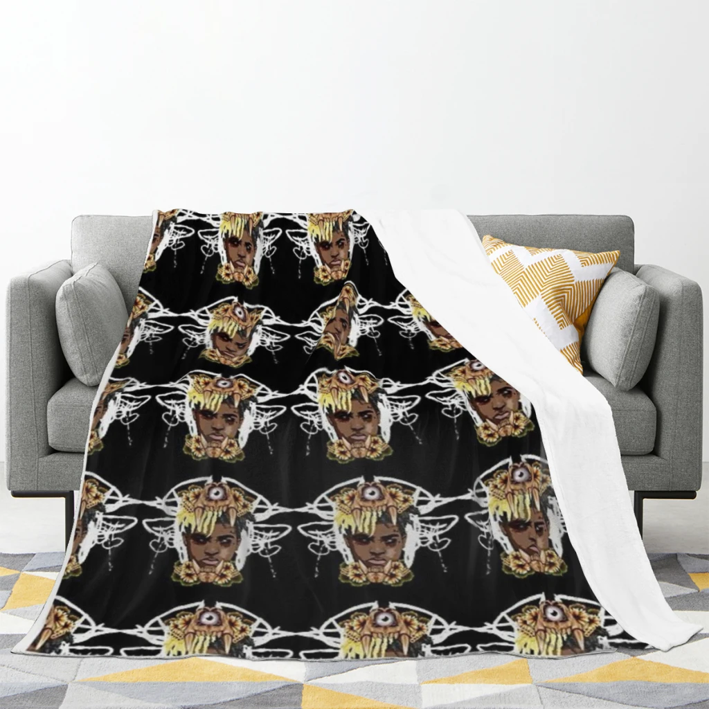 Одеяла xxxtentacion Теплые фланцевые одеяла Мягкое и удобное одеяло Одеяло для пикника
