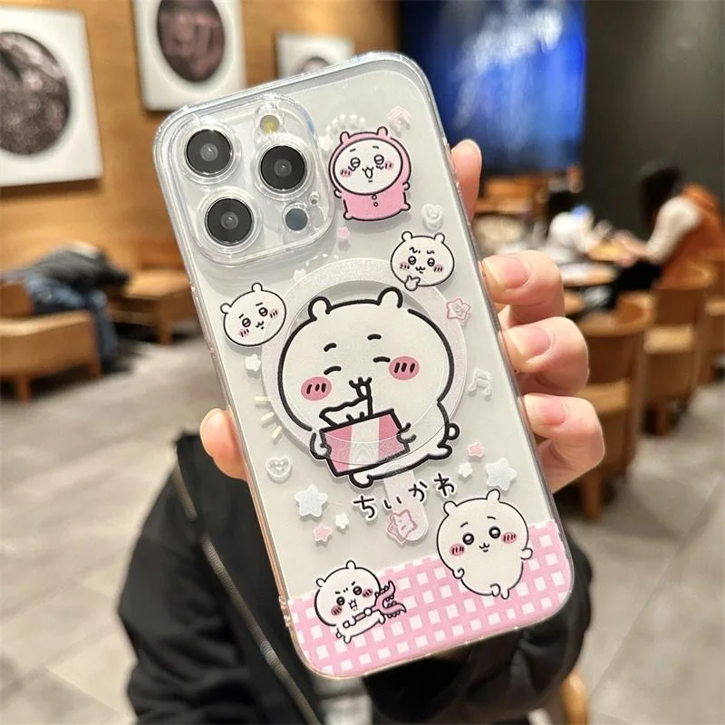 Прекрасный магнитный чехол для телефона Jiyi Kawa Magsafe Samsung Galaxy S24 S23 S22 S21 S20 FE Plus Ultra 5G