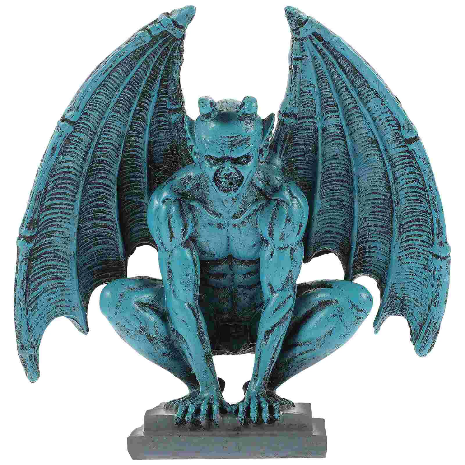 

Decorative Monster Figurine Gothic Resin Craft Monster Garden Statue Puppy for Home Garden