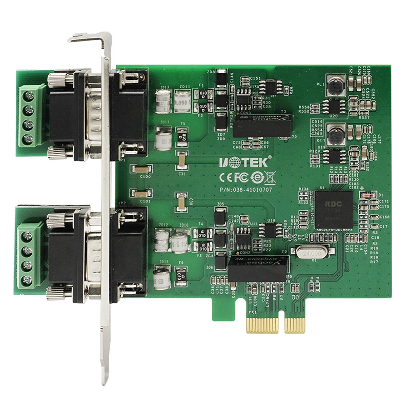 UOTEK PCI-E промышленного класса для CAN-карты 2 порта PCIE Canbus защита от перенапряжения 4U