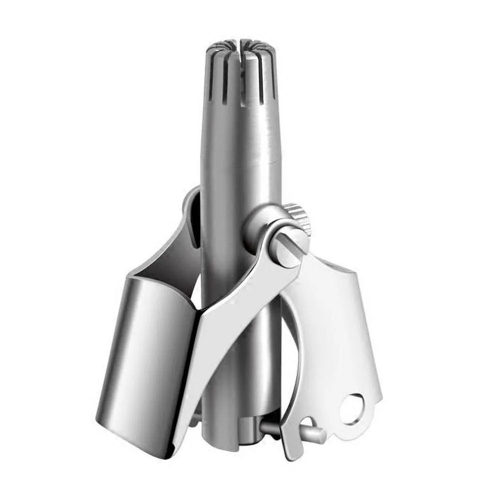 

Nose Trimmer for Men Stainless Steel Manual Trimmer for Nose Razor Shaver Washable Nose Ear Hair Trimmer