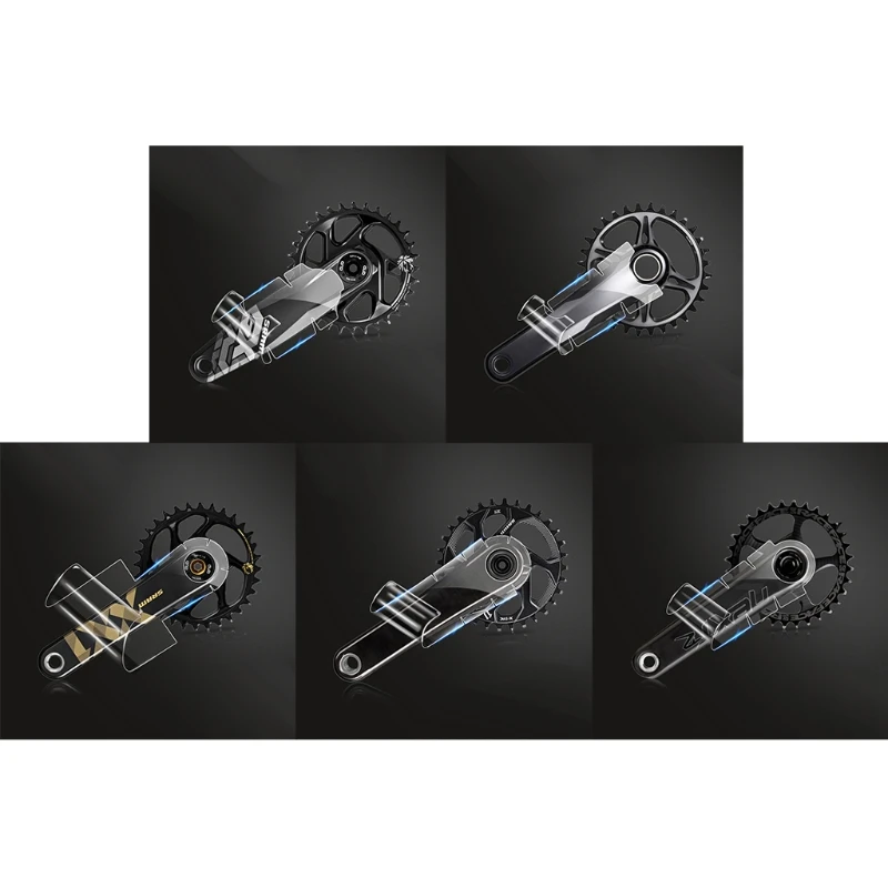 

Защитная пленка для коленвала велосипеда, 3 листа, наклейка для коленчатого вала из углеродного волокна