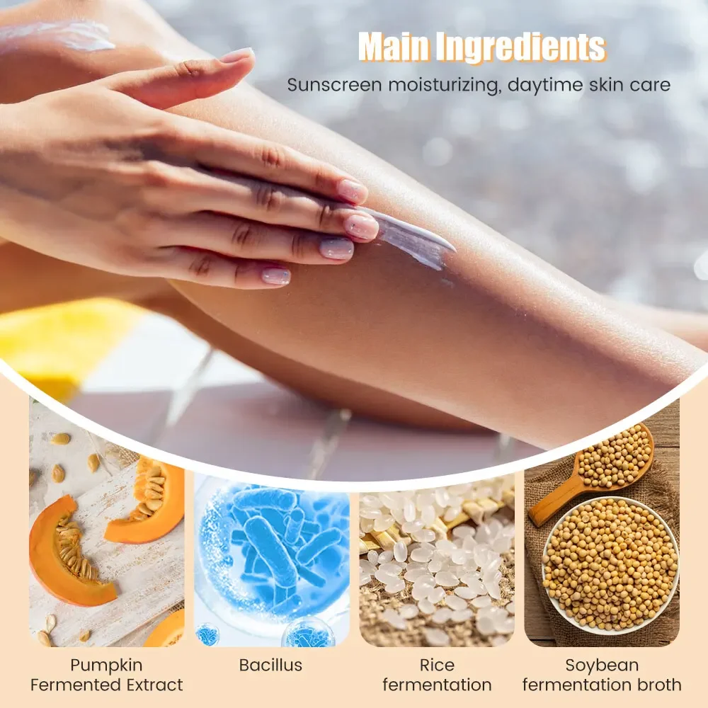 Корейский рисовый пробиотик солнцезащитный крем облегчение солнца SPF 50+ высокая