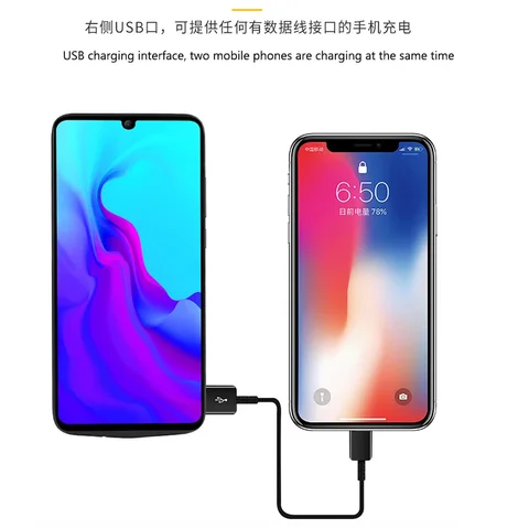 Для Huawei P30 Pro чехол для зарядного устройства 5000 мАч противоударный чехол с питанием от USB для Huawei P30 резервная подставка для зарядки задняя крышка Capa