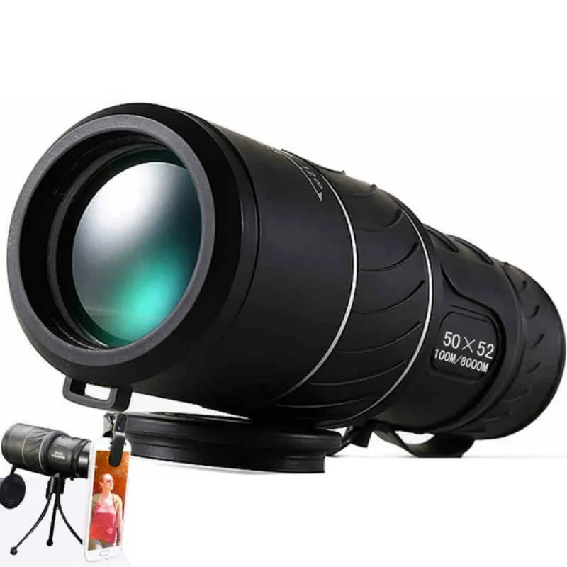 

50X52 HD Monocular Telescope Dual Focusing Adjustment Binocular Spotting Scope for Hunting Watching Bird Outdoor Sport hiking