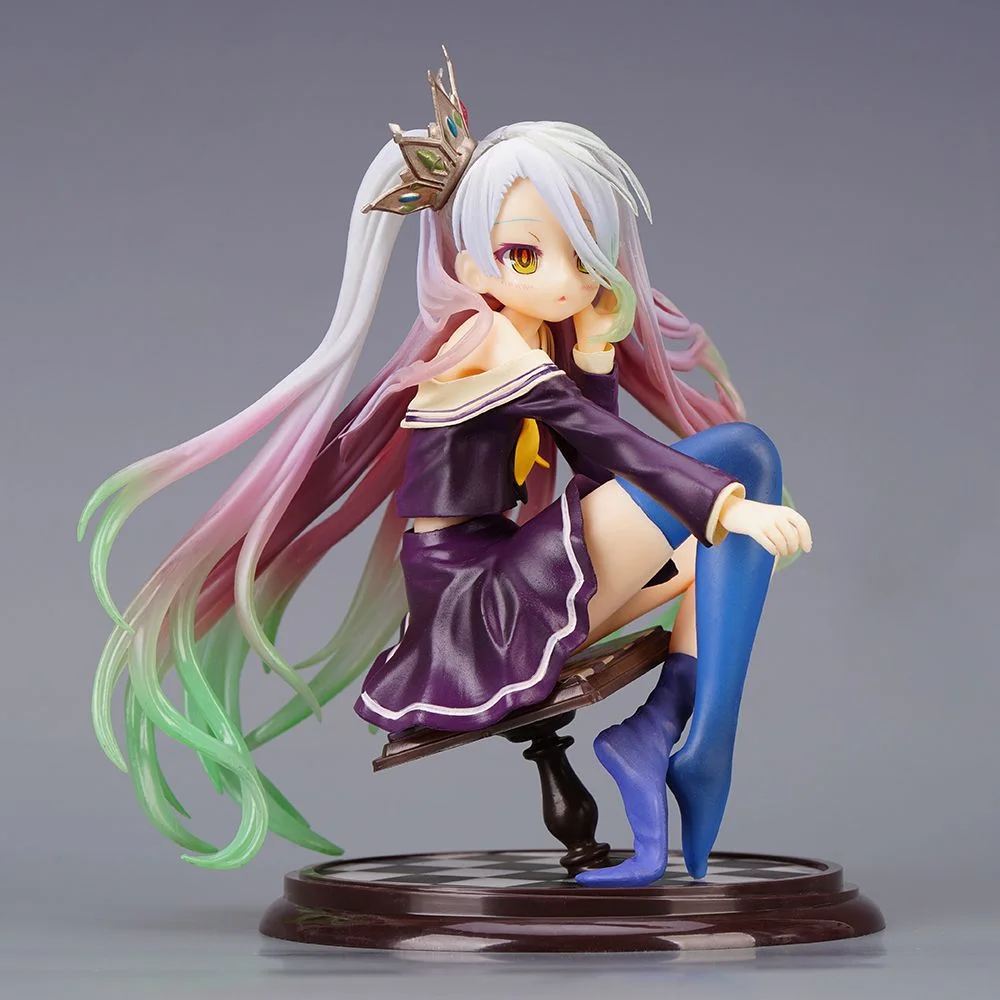

Фигурка аниме «No Game No Life», белая экшн-фигурка Kotobukiya Shiro, кавайная привлекательная игрушка для девочек и мальчиков, коллекционные игрушки, подарок на день рождения
